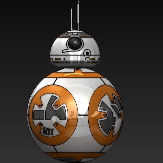 星球大战BB-8机器人造型3D图纸+Solidworks设计